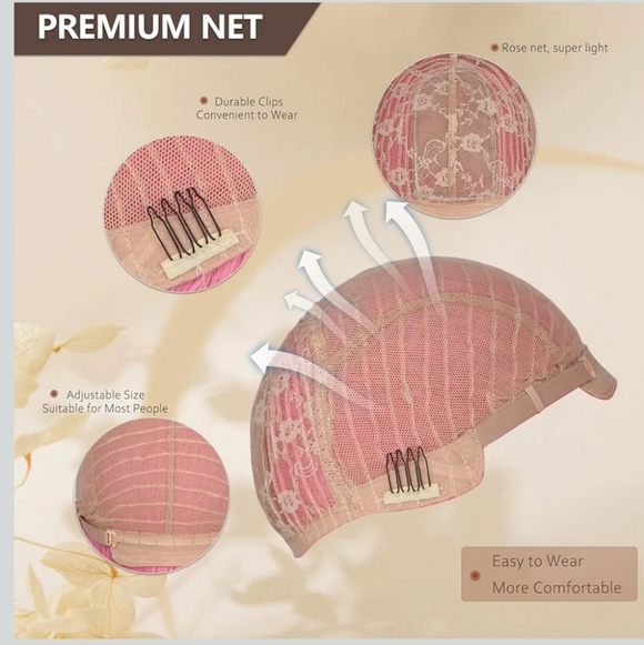 26 Inch Natural Looking Heat Resistant Synthetic Light Pink Wavy Wig with Bangs - Picture 6 of 7